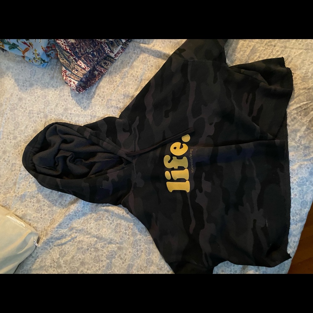 Crop top students for life hoodie